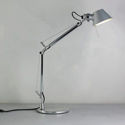 Artemide Tolomeo Micro Desk Lamp Silver